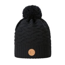 Kama knitted hat (pom-pom) AW71 Merino Kamakadze (windproof) - graphite grey - 1 piece
