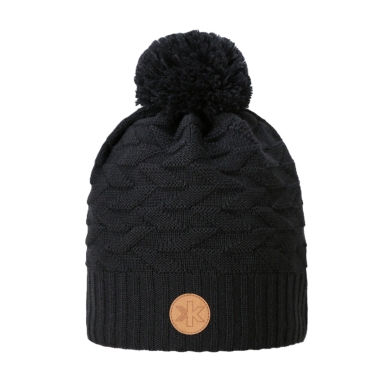 Kama knitted hat (pom-pom) AW71 Merino Kamakadze (windproof) - graphite grey - 1 piece
