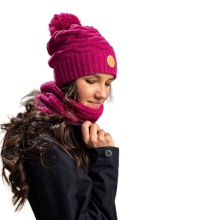 Kama knitted hat (pom-pom) AW71 Merino Kamakadze (windproof) - graphite grey - 1 piece