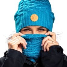 Kama knitted hat (pom-pom) AW71 Merino Kamakadze (windproof) - turquoise blue - 1 piece