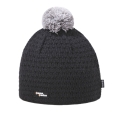 Kama knitted hat (pom-pom) K36 Merino Kamakadze - graphite grey/grey - 1 piece