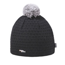 Kama knitted hat (pom-pom) K36 Merino Kamakadze - graphite grey/grey - 1 piece