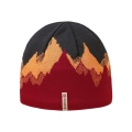 Kama knitted hat (beanie) K64 Merino Kamakadze - red/brown/black - 1 piece