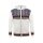 Kama Sweater Pullover 3097 Full Zip with Nordic Pattern (Hood, windproof) white Men's