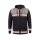 Kama Sweater Pullover 3097 Full Zip with Nordic Pattern (Hood, windproof) graphite grey Men's