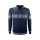 Kama Sweater Pullover 4053 Half Zip with Nordic Pattern (Merino Wool) dark blue Men's