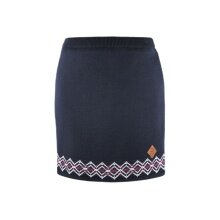 Kama Winter Skirt 6011 made of merino wool (windproof, lined) dark blue ladies