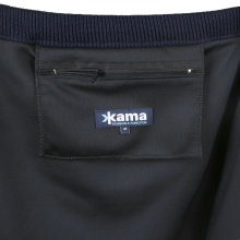Kama Winter Skirt 6011 made of merino wool (windproof, lined) dark blue ladies