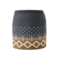 Kama Winter Skirt 6015 made of merino wool (windproof, lined) graphite grey ladies