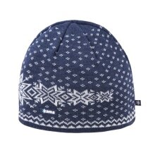 Kama knitted hat (beanie) A128 Merino - navy blue - 1 piece