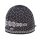Kama knitted hat (beanie) A128 Merino - black - 1 piece