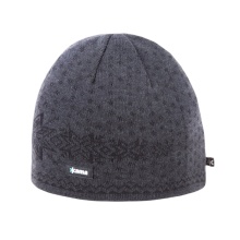 Kama knitted hat (beanie) A128 Merino - grey - 1 piece