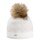 Kama knitted hat (pom-pom) A152 Merino - ladies white - 1 piece