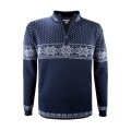 Kama Sweater Pullover 3053 Half Zip (warm, windproof) navy blue men's