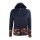 Kama Hooded Sweatshirt 5049 Full Zip (Merino Wool Blend, Warm) Navy Blue Ladies