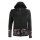 Kama Hooded Sweatshirt 5049 Full Zip (Merino Wool Blend, Warm) Black Ladies