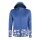 Kama Hooded Sweatshirt 5049 Full Zip (Merino Wool Blend, Warm) Denim Blue Ladies