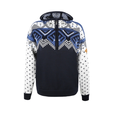 Kama Hooded Sweatshirt Kamakadze 5057 Half Zip (Merino Wool Blend) navy blue Ladies