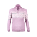 Kama Sweater Pullover 5058 Half Zip (Merino Wool) pink Ladies