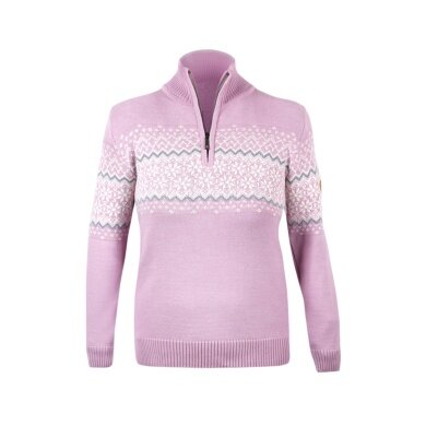 Kama Sweater Pullover 5058 Half Zip (Merino Wool) pink Ladies