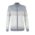 Kama Sweater Pullover 5059 Full Zip (Merino wool, warm) grey/white ladies