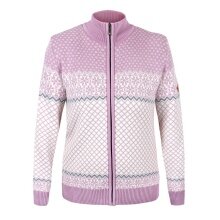 Kama Sweater Pullover 5059 Full Zip (Merino wool, warm) pink/white ladies