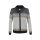 Kama Sweater Pullover 5060 Full Zip (Merino wool, windproof, breathable) graphite grey/white ladies