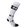 Kama Knee Socks Knitted Merino F08 (Merino Wool Blend) white/black - 1 Pair