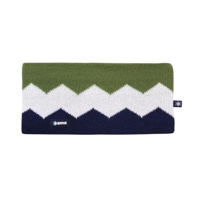 Kama Headband C79 (Merino Wool) - blue/white/green - 1 piece