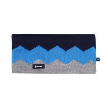 Kama Headband C79 (Merino Wool) - grey/blue/navy blue - 1 piece