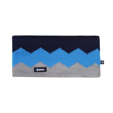 Kama Headband C79 (Merino Wool) - grey/blue/navy blue - 1 piece