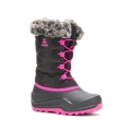 Kamik Winter Boots Snowangel - Made in Canada, waterproof - black/pink girls