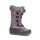 Kamik Winter Boots Snowangel - Made in Canada, waterproof - charcoal grey/orchid pink girls