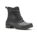 Kamik Winter Boots Sienna Mid 2 Leather - Made in Canada - Black Women