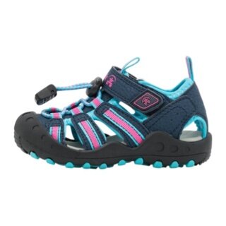 Kamik Sandal Crab (waterproof synthetic leather) navy blue/teal/marine children