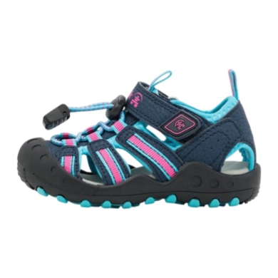 Kamik Sandal Crab (waterproof synthetic leather) navy blue/teal/marine children