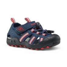 Kamik Sandal Crab (waterproof synthetic leather) navy blue/red children