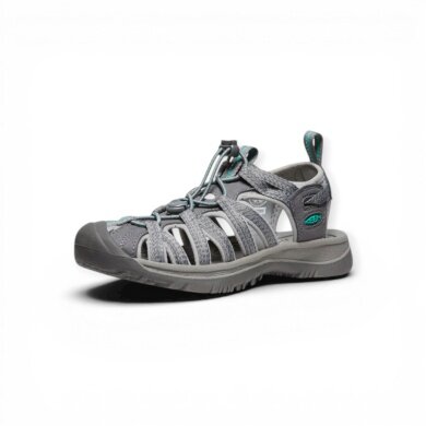Keen Sandal Whisper (waterproof, quick-lacing system, for light hiking) grey/teal ladies