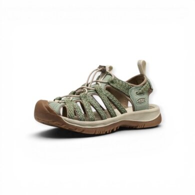 Keen Sandal Whisper (waterproof, quick-lacing system, for light hiking) green/brown ladies
