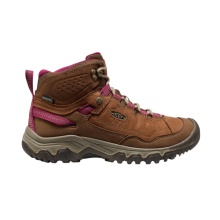 Keen Targhee IV Mid WP Hiking Shoes (Nubuck Leather, Waterproof) brown/pink ladies