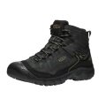 Keen Targhee IV Mid WP Hiking Shoes (Nubuck Leather, Waterproof) Black Men's