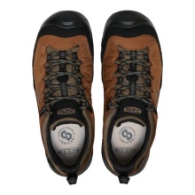 Keen Targhee IV WP Hiking Shoes (Nubuck Leather, Waterproof) brown/black men's