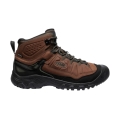 Keen Targhee IV Mid Wide WP Hiking Shoes (Nubuck leather, waterproof, wide) brown/black men's