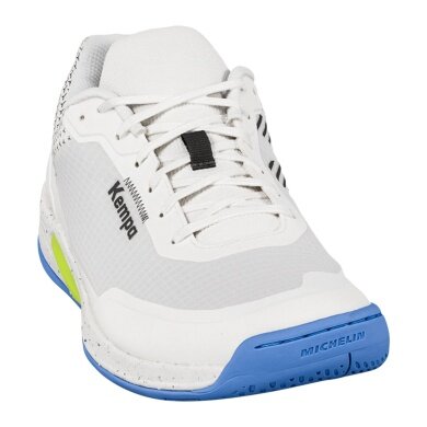 Kempa Hall Indoor Court Shoes Wing 3.0 (Handball) white/blue men's