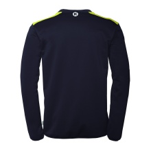 Kempa Sport Long-sleeved Shirt Emotion 27 Training Top (100% Polyester) navy blue/yellow Men
