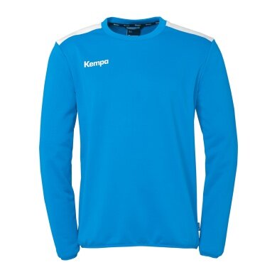 Kempa Sport Long Sleeve Shirt Emotion 27 Training Top (100% Polyester) Blue/White Men
