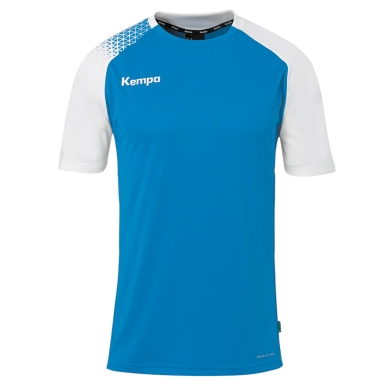 Kempa Sport T-shirt Ambition 28 (100% Polyester) blue/white men's