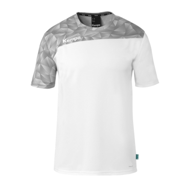 Kempa Sport T-shirt Athletics 29 (100% Polyester) white/grey men's
