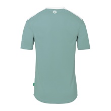 Kempa Sport T-shirt Emotion 27 (100% Polyester) aqua blue/white Men's