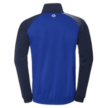 Kempa Training Jacket Poly Ambition 28 (Full-Zip, 100% Polyester) blue/navy blue men's